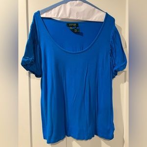 LAUREN RALPH LAUREN Blue Blouse XL